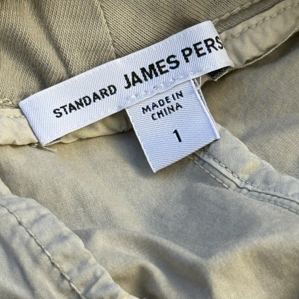 James Perse Stretch Poplin Zip Pocket Pant - Paste Pigment Size 1 (30"-32") - Picture 5 of 16